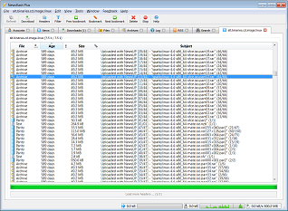 Screenshot of browsing