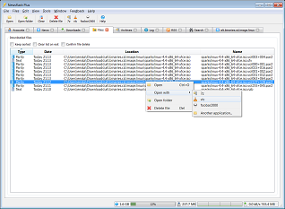 Screenshot of tool integration and file view